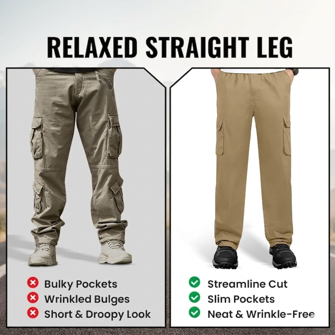 Ultra Comfort Flex Fit Cargo Trousers - 70% OFF TODAY + Free Shipping