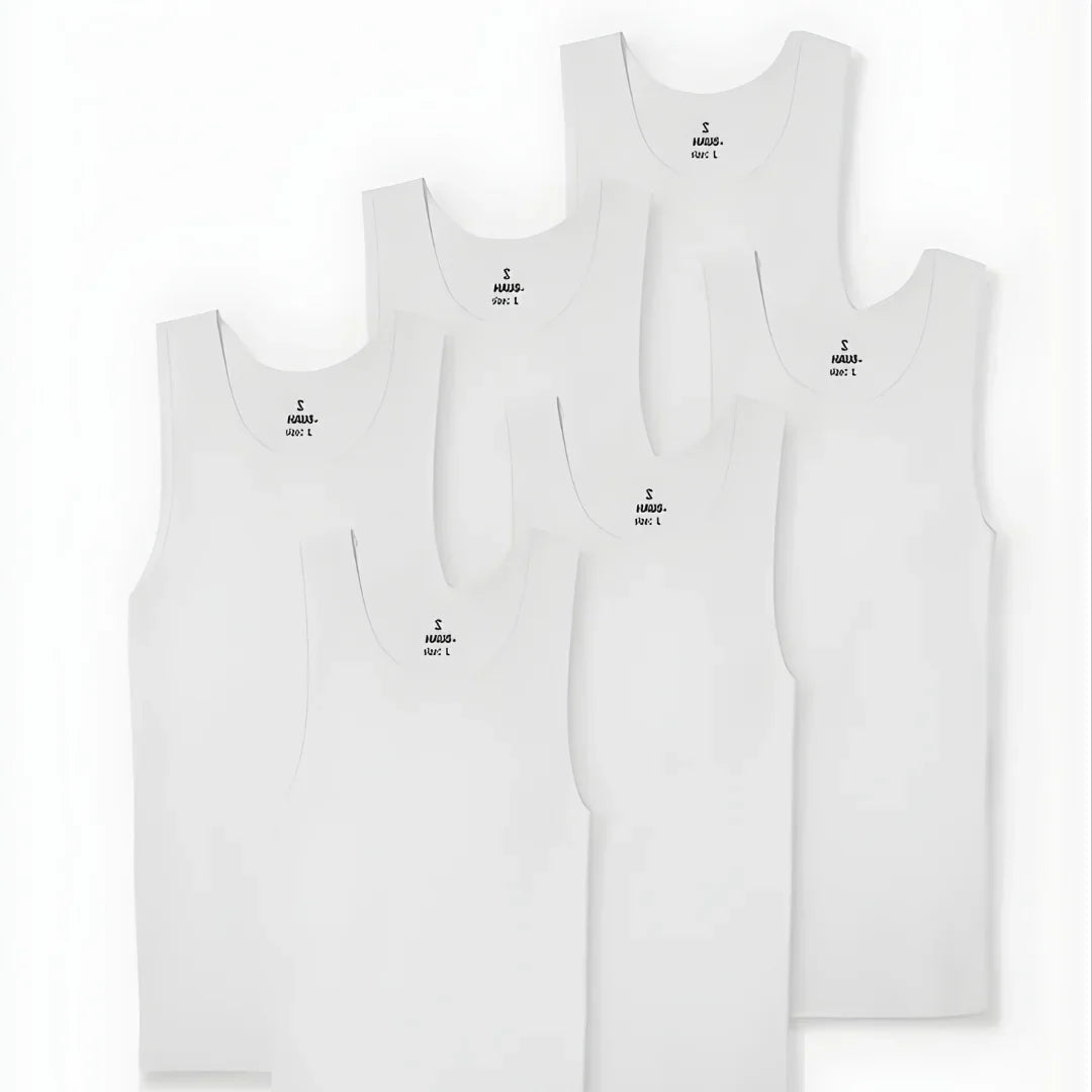 Premium Ultra-Soft Cotton Fitted Tank Top 3-Pack Bundle