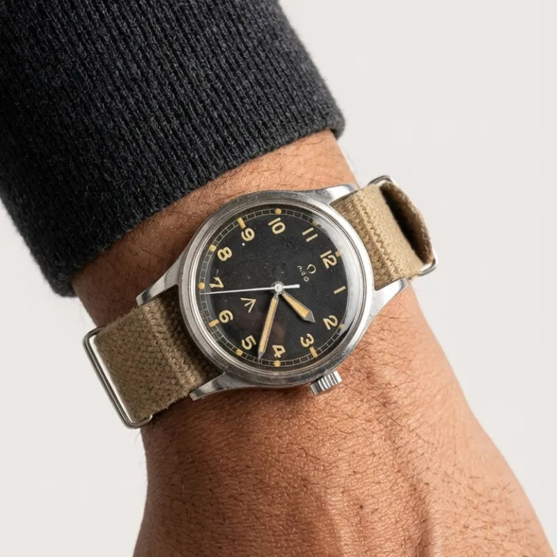 Omega Watch — RAF Inspired Field Watch — 63% OFF Today + Free Shipping