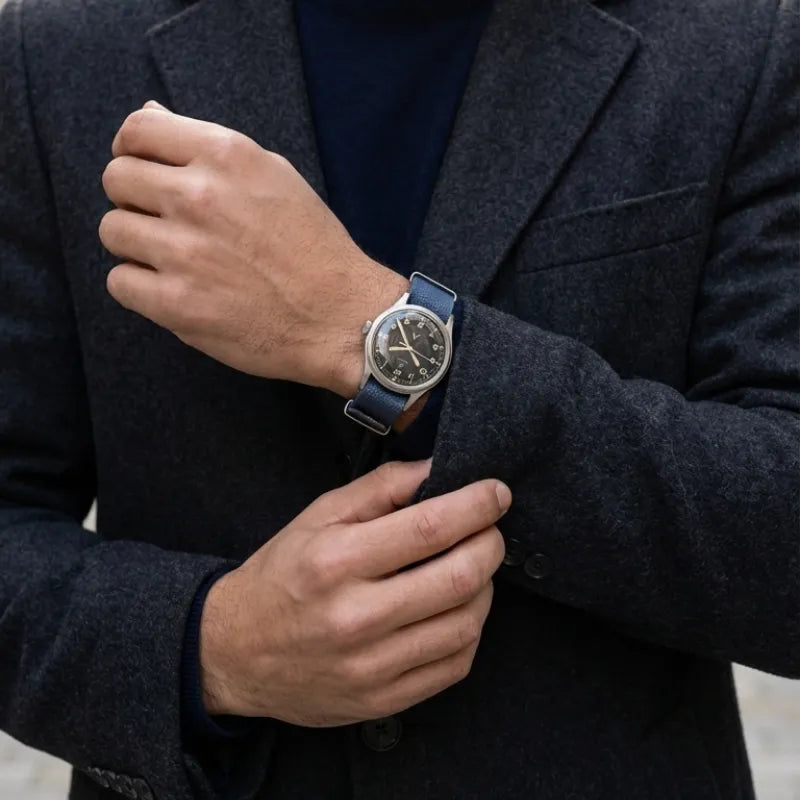 Omega Watch — RAF Inspired Field Watch — 63% OFF Today + Free Shipping