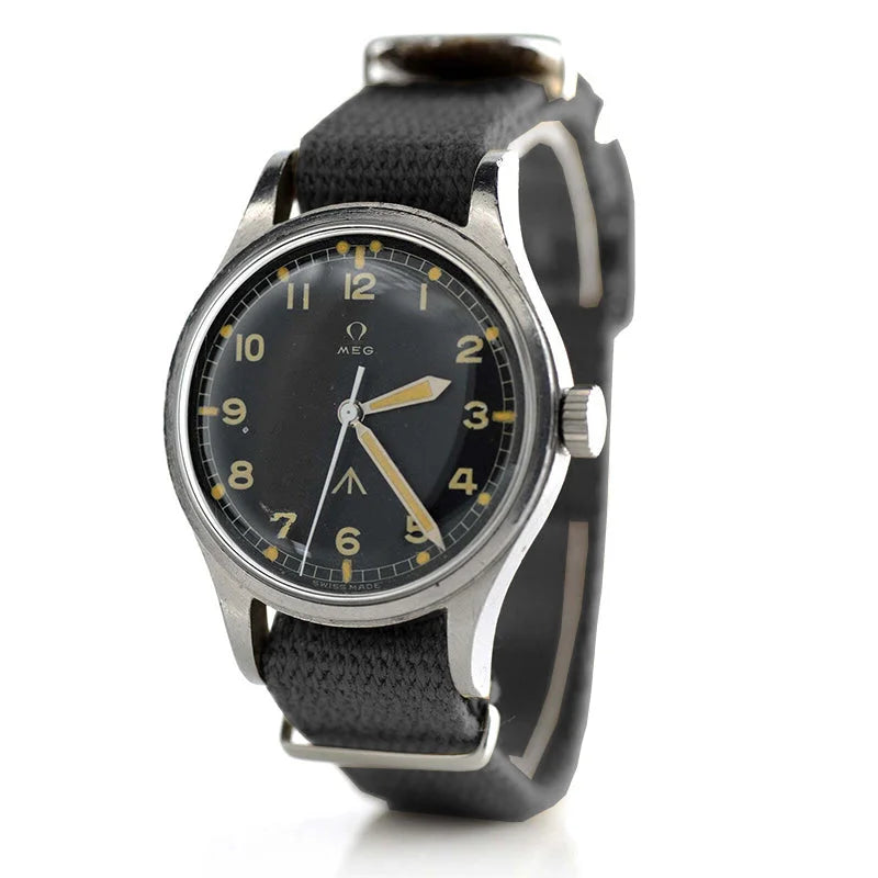 Omega Watch — RAF Inspired Field Watch — 63% OFF Today + Free Shipping